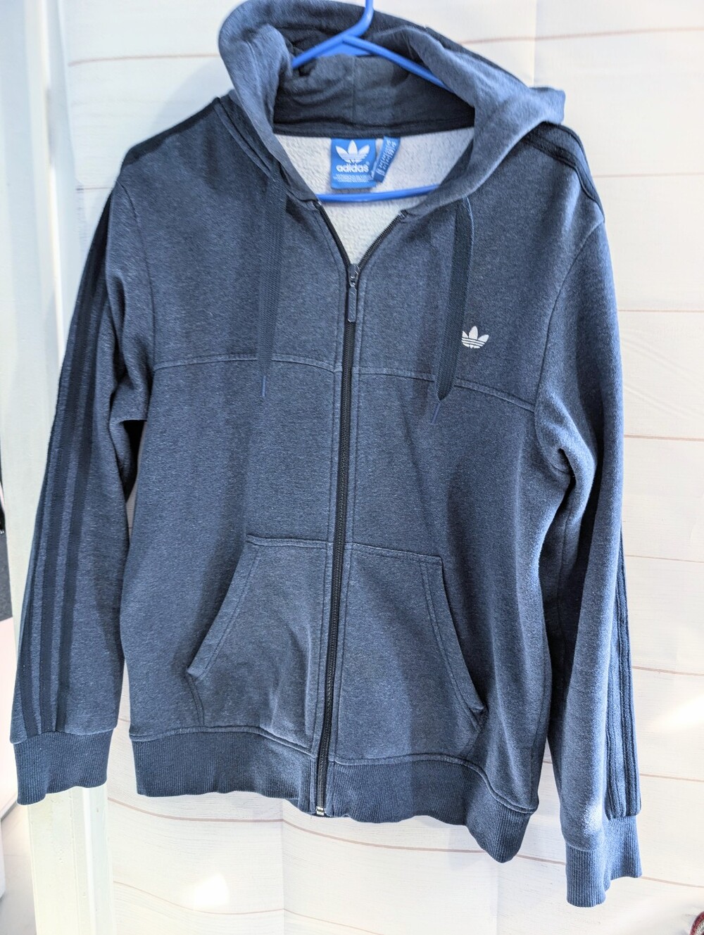 Adidas Hooded Full Zip Sweatshirt Size Medium